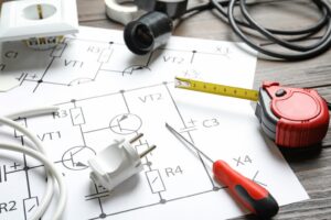 ภาพแสดงแบบวงจรไฟฟ้าในบ้าน (Electrical Circuit Diagram)